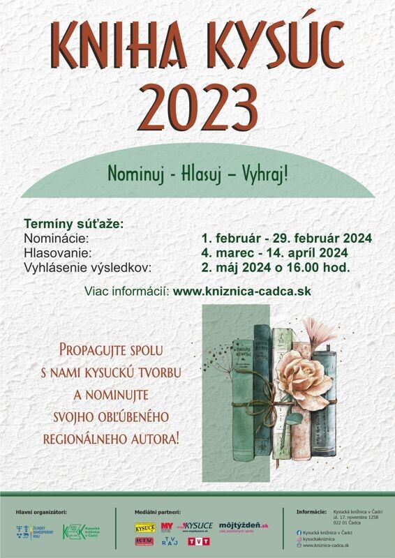 kniha kysuc 2023 plagat