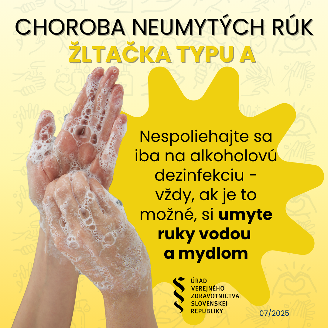 žltačka 2025 dezinfekcia