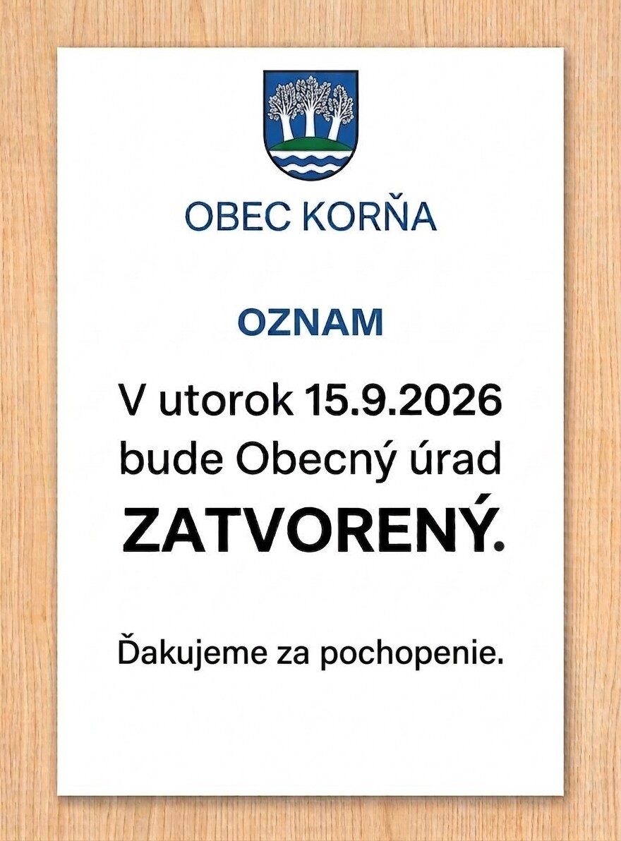 Oznam